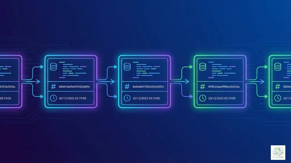ブロックチェーンの仕組みの図解