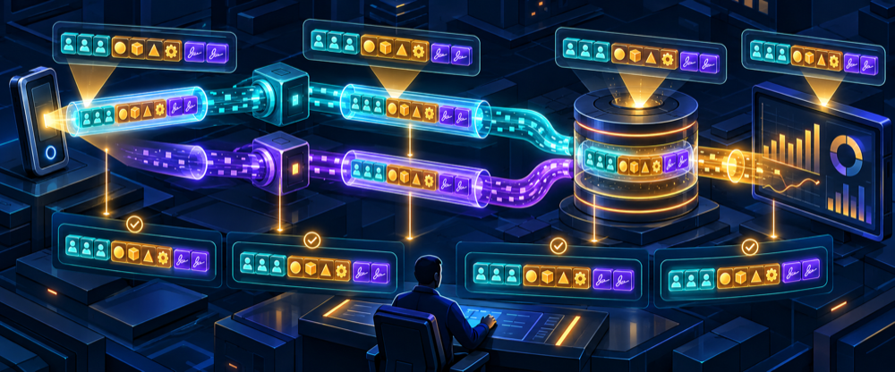 対応確認済みウォレットから送られた大容量Transaction v1がJSON-RPCとYellowstone gRPCの2経路を通り、インデクサー、データベース、手数料分析へ欠落なく届くか監視するイラスト