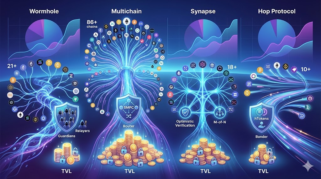 主要ブリッジ比較チャート