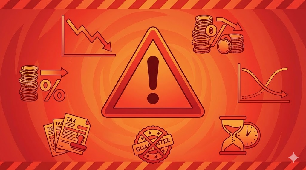 積立投資のデメリットとリスク