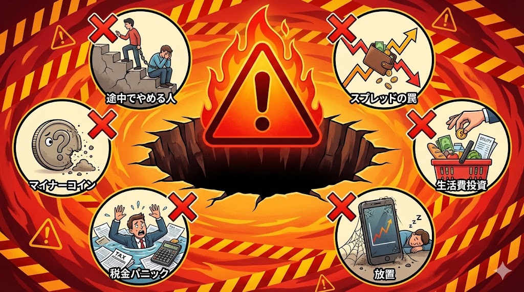 積立投資の失敗パターン