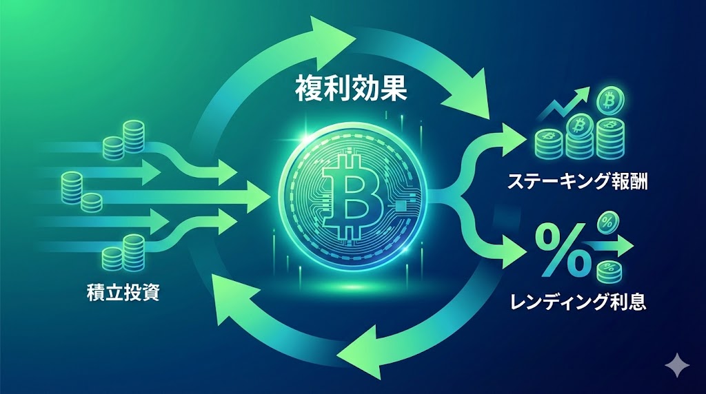 ステーキング・レンディング併用イメージ