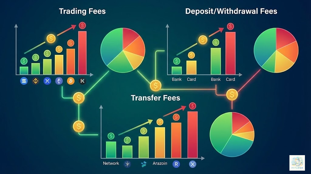 手数料比較のグラフ