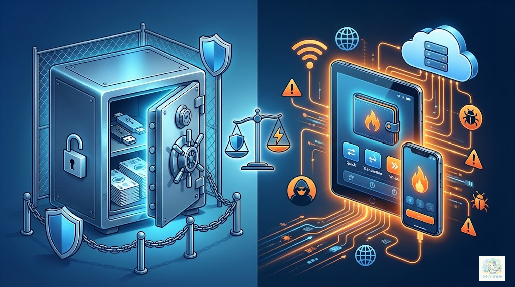 コールドウォレットとホットウォレットの違い