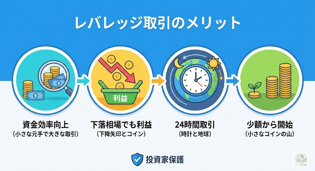 日本の仮想通貨レバレッジ規制の変遷を示す図