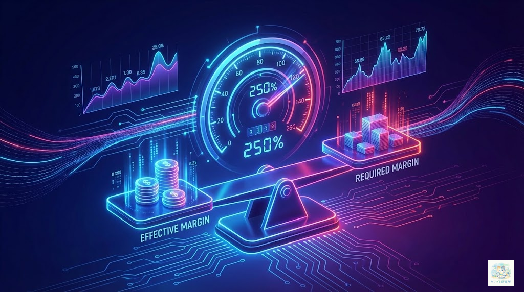 証拠金維持率の計算方法を示す図解