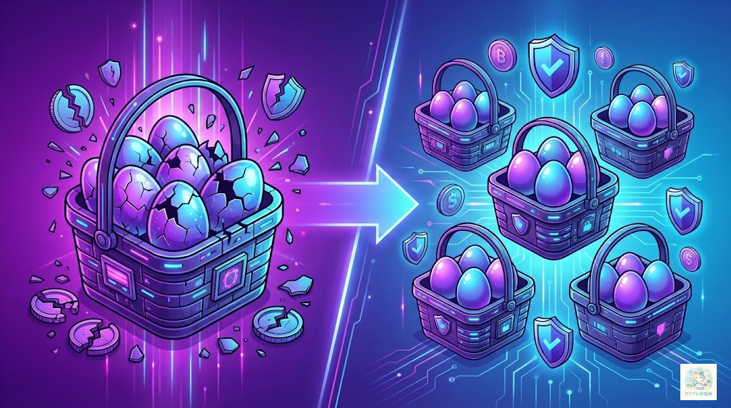 分散投資の基本概念：卵は一つのカゴに盛るな