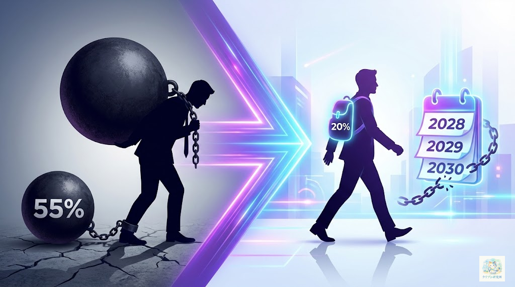 2028年の税制改正をイメージしたイラスト