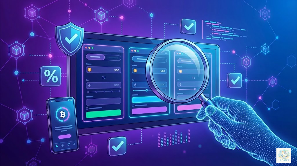 主要な仮想通貨取引所のロゴと比較イメージ