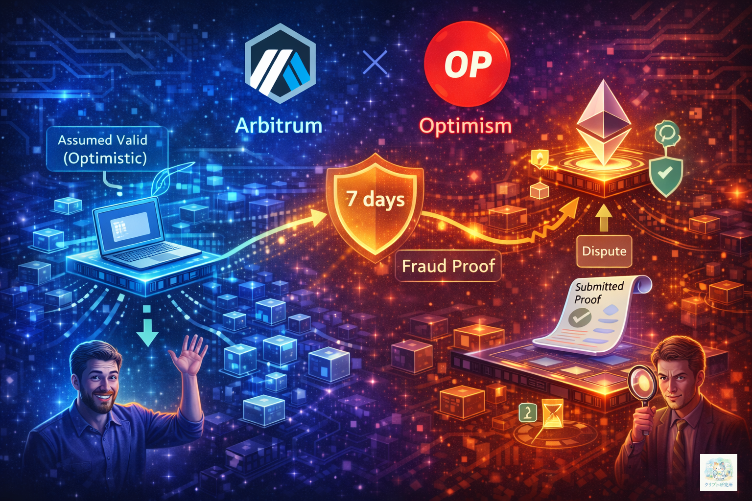 Optimistic Rollup構造図