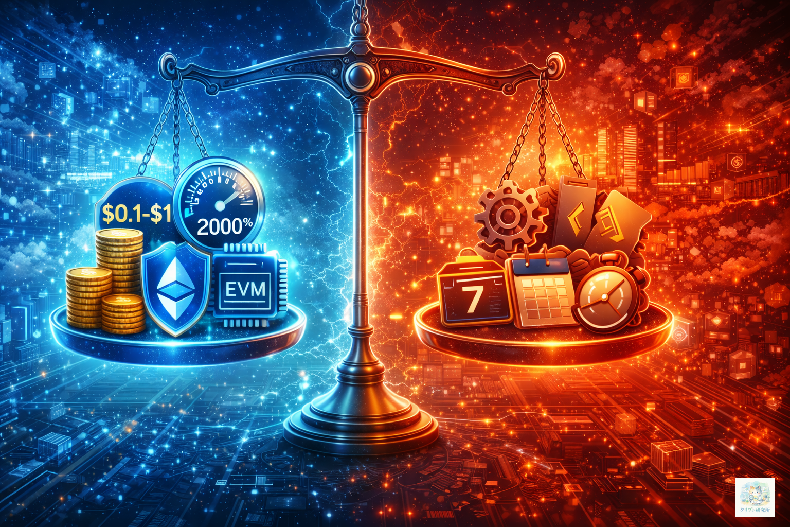 L2ガス代比較チャート