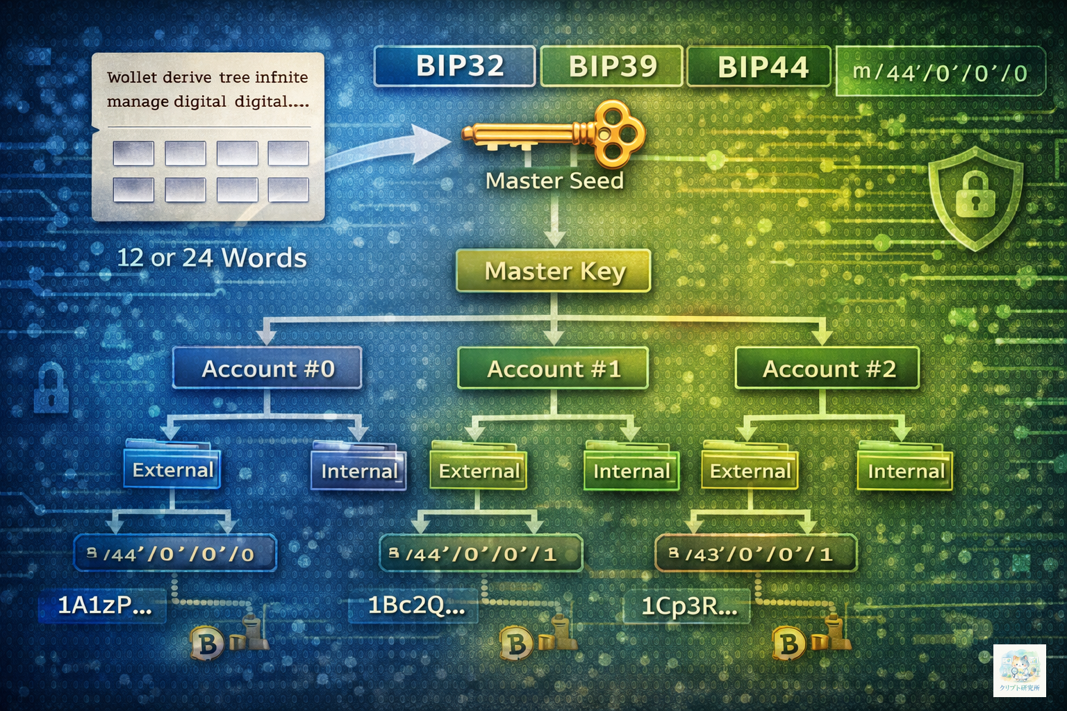 HDウォレット階層構造