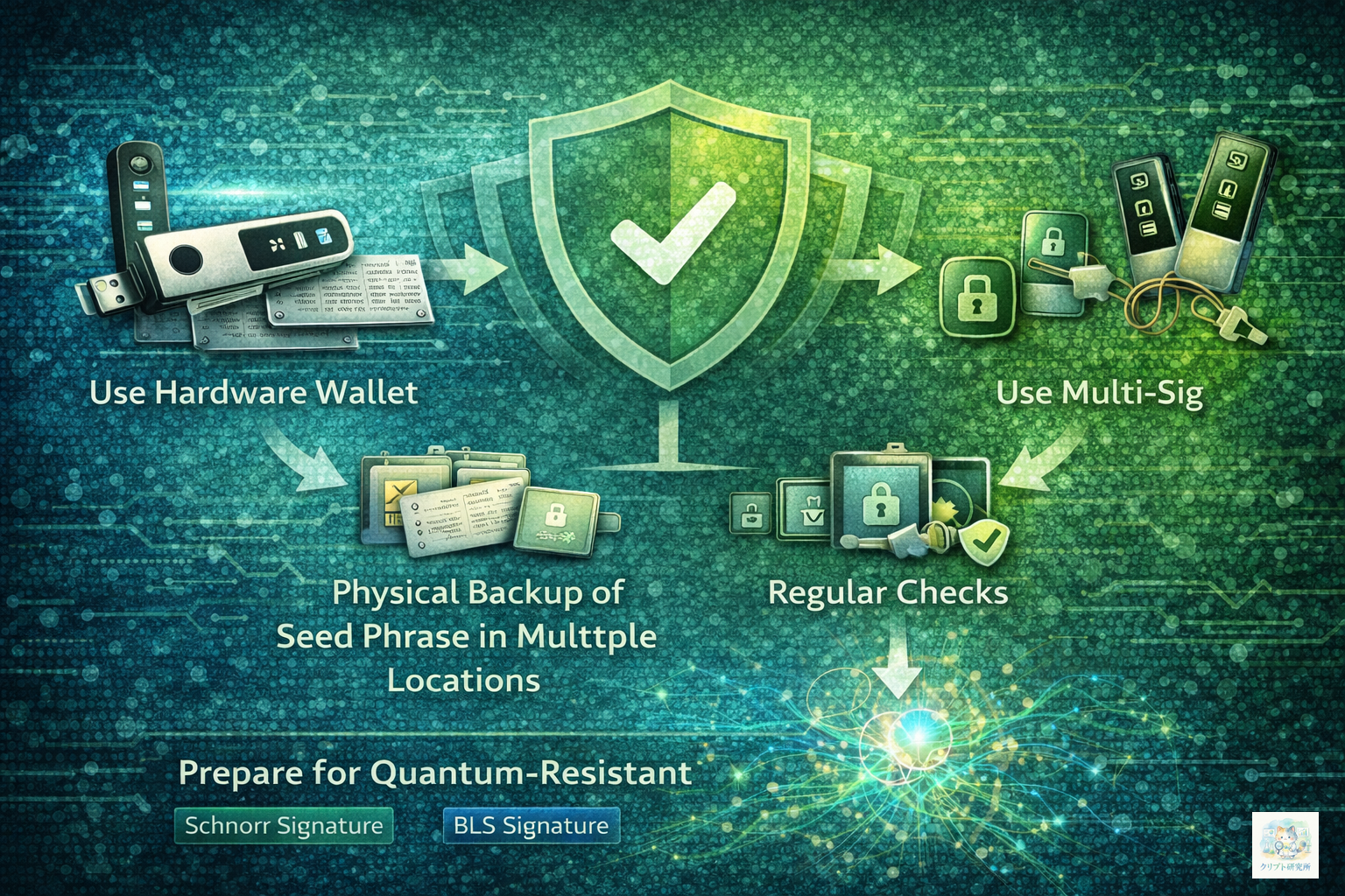 安全な秘密鍵管理フロー