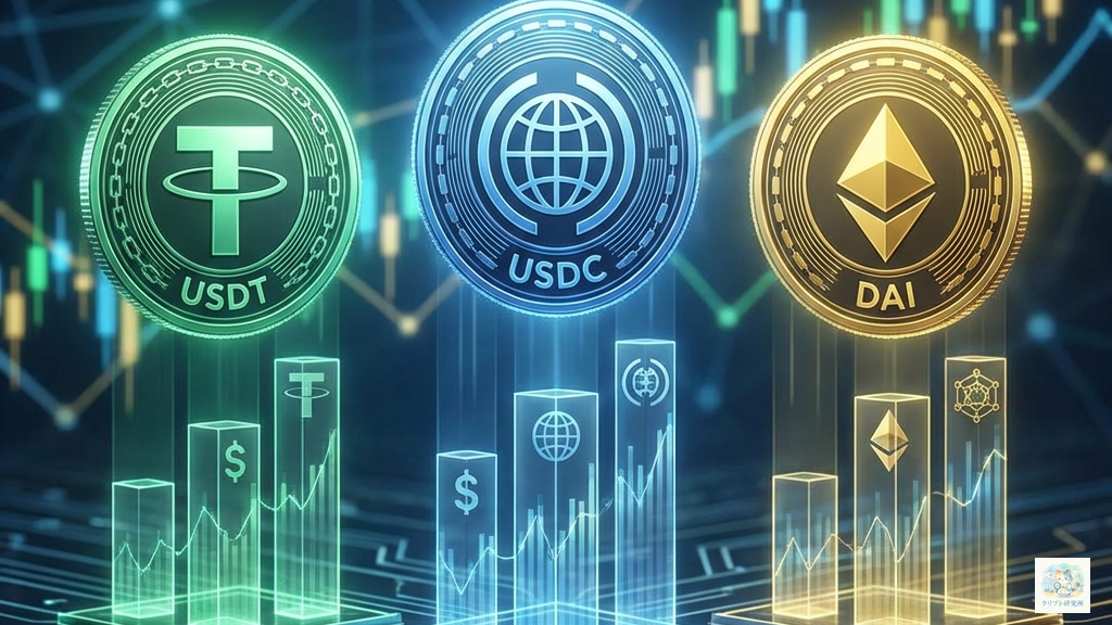 主要ステーブルコインの特徴比較表