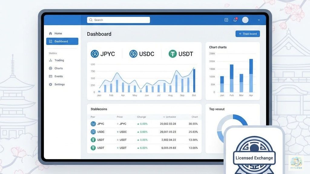 日本の取引所とステーブルコイン対応状況