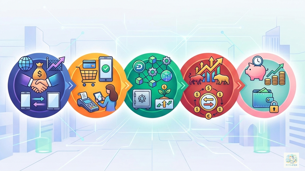 ステーブルコインの利用シーン