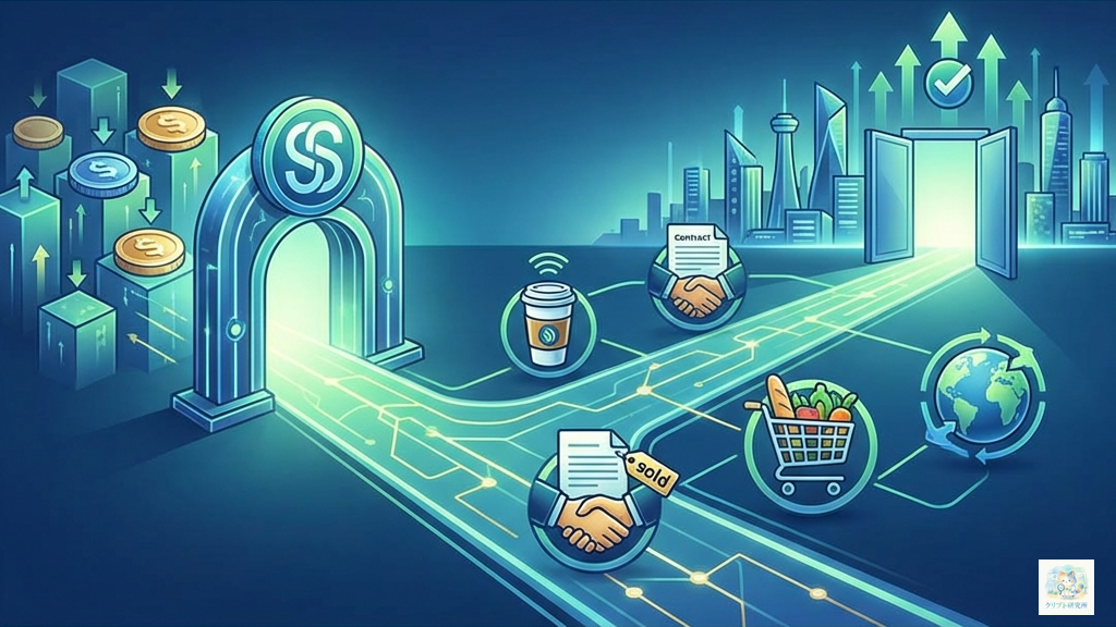 ステーブルコイン実用フェーズの概念図