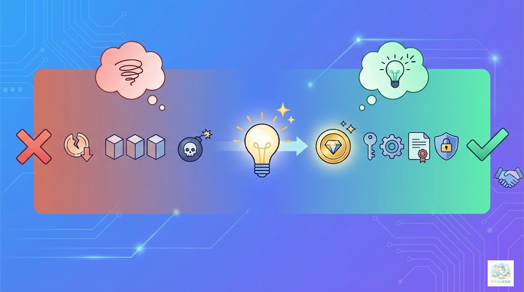 よくある誤解とその正解を示すイラスト