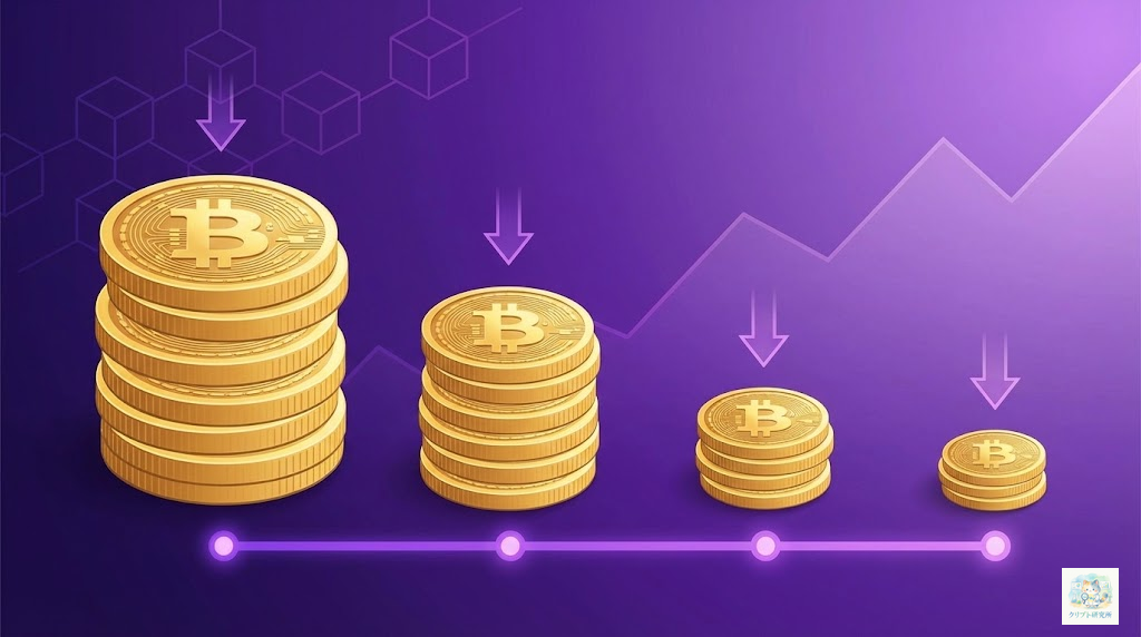 マイニング報酬の内訳を示す図解