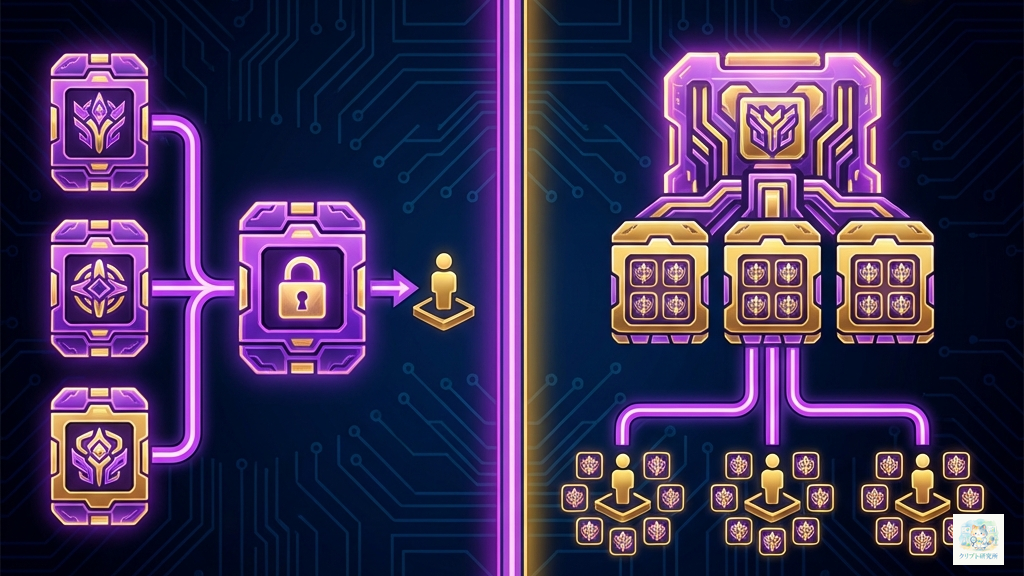 NFTの技術規格を表すイラスト