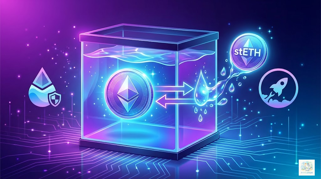 3つのステーキング方法の比較イラスト