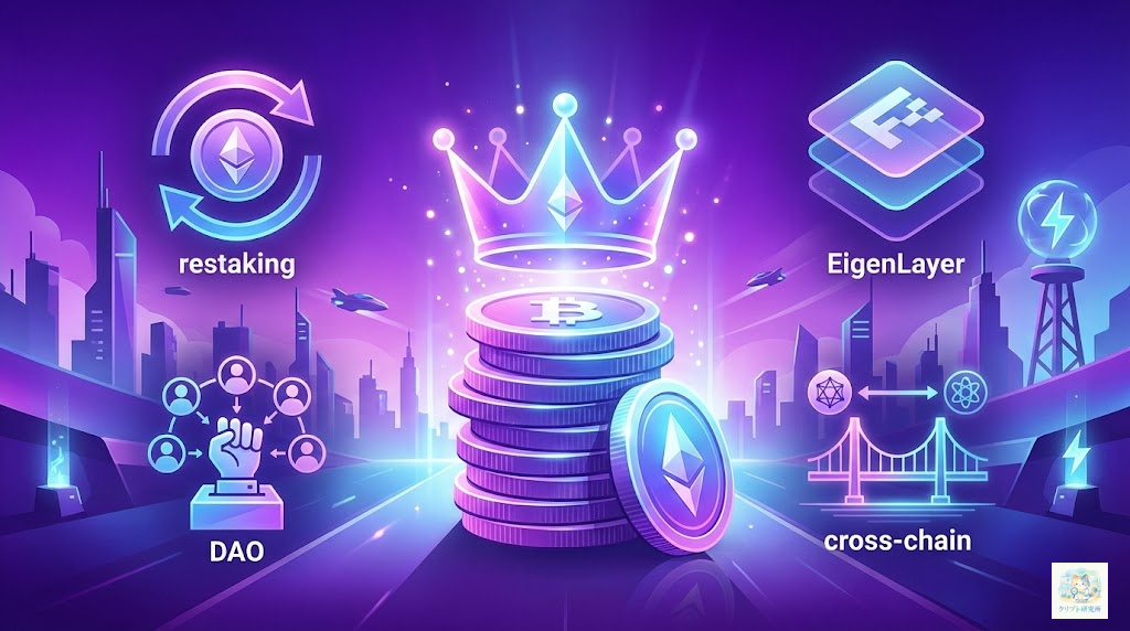 ステーキングの将来展望イラスト